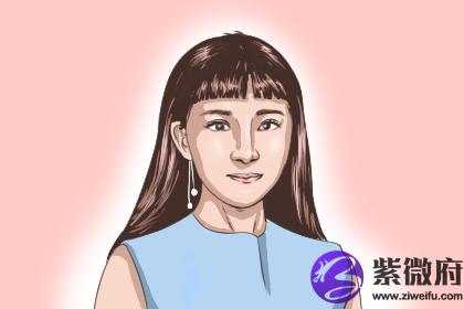 女人印堂川字纹大吉 命运图解